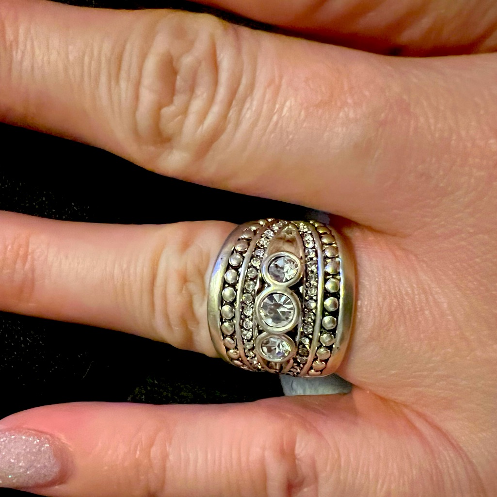 Large Silver Statement Ring